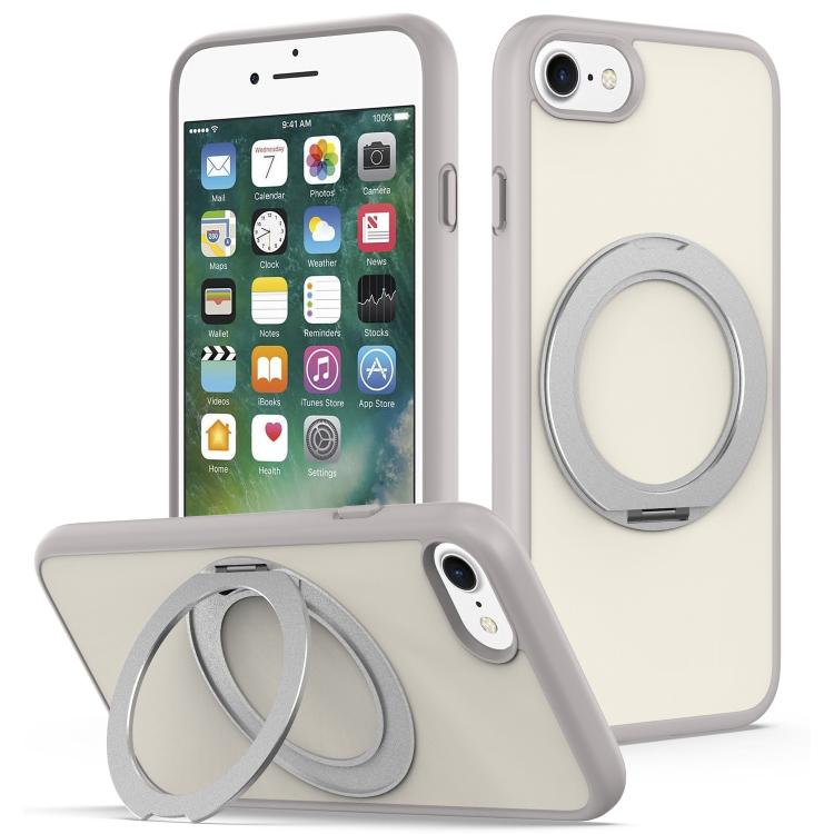 Custodia magnetica con supporto girevole Skin Feel per iPhone 14 e 13