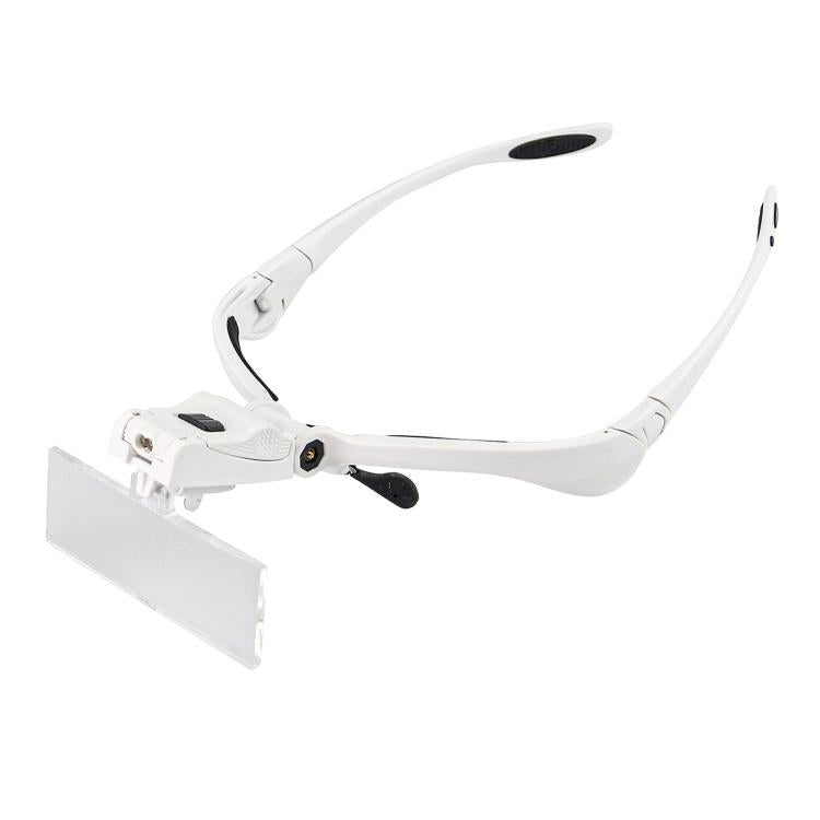 Lente d'ingrandimento con archetto e lenti intercambiabili, modello 9892BP, con luce LED, dotata di luce LED., 9892BP
