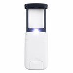 94535 Lente d'ingrandimento rettangolare pieghevole e estraibile portatile con luce LED