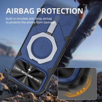 Custodia Adventurer Series con cover a ribalta e supporto in metallo per iPhone
