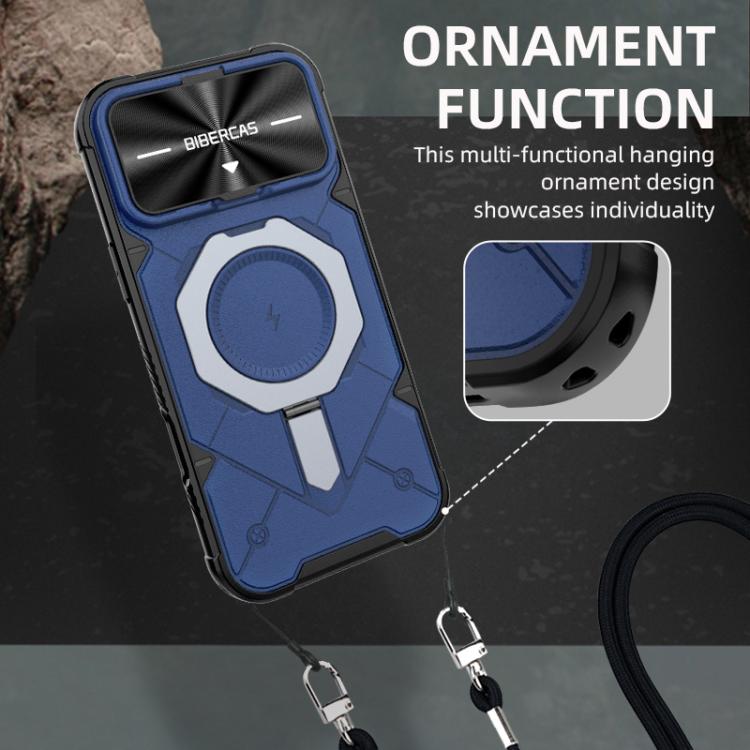 Custodia Adventurer Series con cover a ribalta e supporto in metallo per iPhone