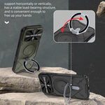 Custodia Adventurer Series con cover a ribalta e supporto in metallo per iPhone