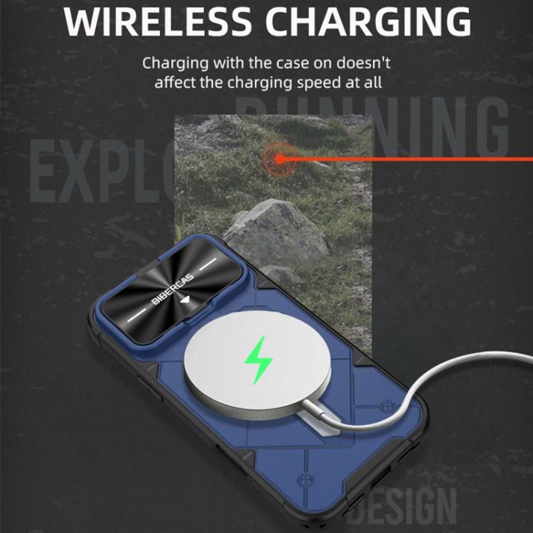 Custodia Adventurer Series con cover a ribalta e supporto in metallo per iPhone