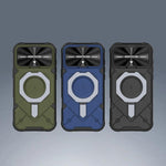 Custodia Adventurer Series con cover a ribalta e supporto in metallo per iPhone