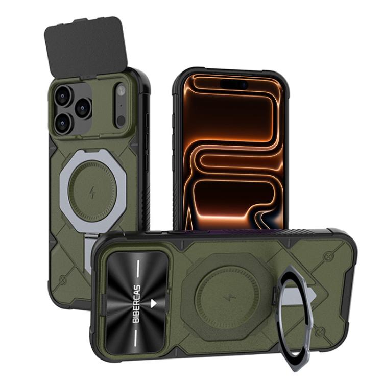 Custodia Adventurer Series con cover a ribalta e supporto in metallo per iPhone