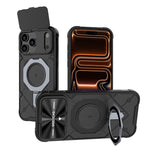 Custodia Adventurer Series con cover a ribalta e supporto in metallo per iPhone
