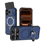 Custodia Adventurer Series con cover a ribalta e supporto in metallo per iPhone