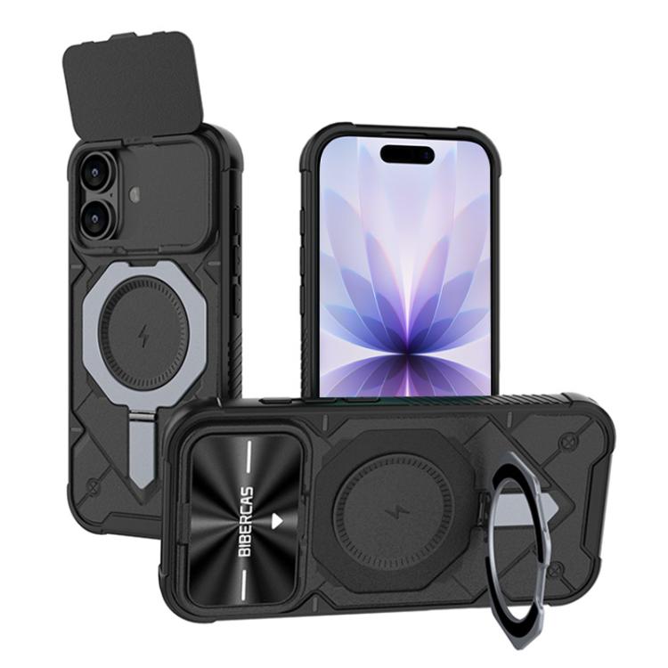 Custodia Adventurer Series con cover a ribalta e supporto in metallo per iPhone