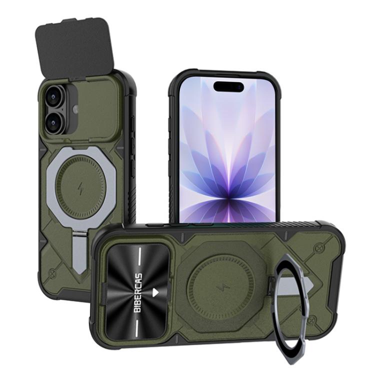 Custodia Adventurer Series con cover a ribalta e supporto in metallo per iPhone