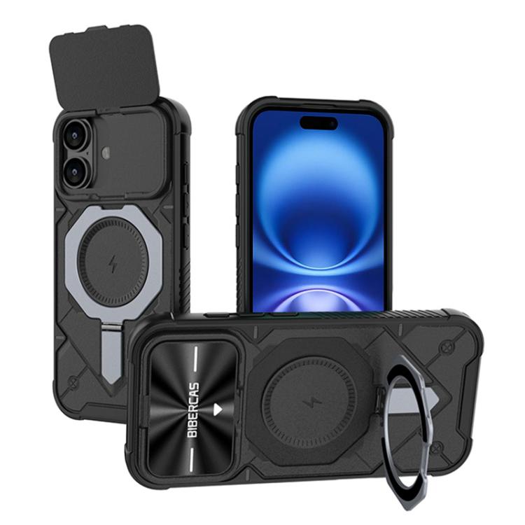 Custodia Adventurer Series con cover a ribalta e supporto in metallo per iPhone