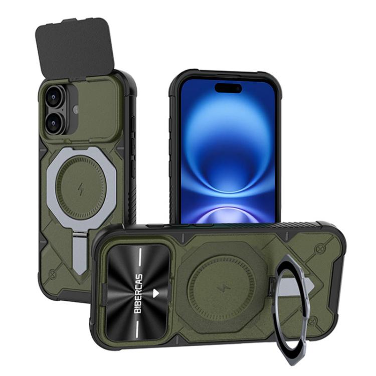 Custodia Adventurer Series con cover a ribalta e supporto in metallo per iPhone