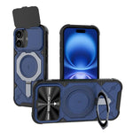 Custodia Adventurer Series con cover a ribalta e supporto in metallo per iPhone