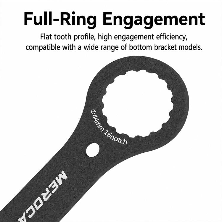 Attrezzo per la rimozione della guarnitura cava della bicicletta MEROC, chiave per asse, BB44, BB39+BB40.5 2 in 1 Wrench, BB49+BB52 2 in 1 Wrench For T47, BB44+BB46 2 in 1 Wrench