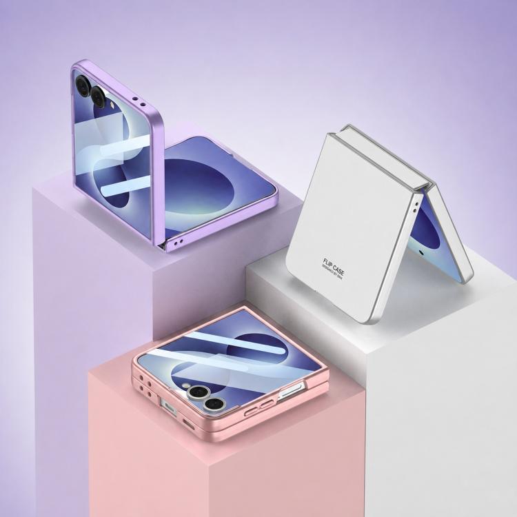 Custodia per telefono GKK integrata ultra sottile a copertura totale, For Galaxy Z Flip8 5G