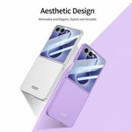 Custodia per telefono GKK integrata ultra sottile a copertura totale, For Galaxy Z Flip8 5G