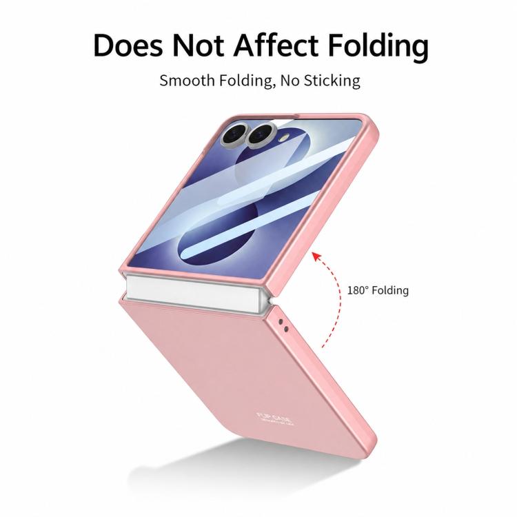 Custodia per telefono GKK integrata ultra sottile a copertura totale, For Galaxy Z Flip8 5G