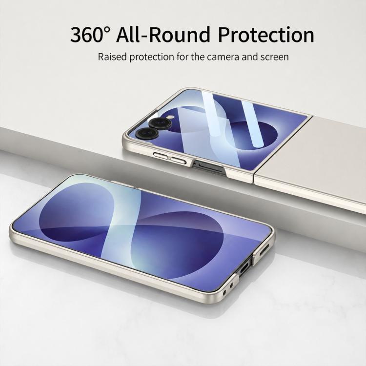Custodia per telefono GKK integrata ultra sottile a copertura totale, For Galaxy Z Flip8 5G