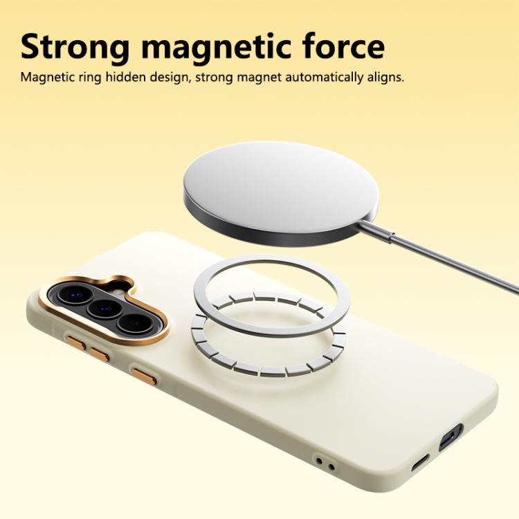 Custodia per telefono ABEEL in silicone liquido magnetico, leggera e impercettibile al tatto., For Galaxy A57 5G, For Galaxy A37 5G