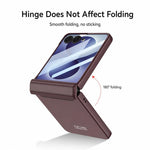 Custodia a libro magnetica GKK con pellicola HD integrata e copertura completa., For Galaxy Z Flip8 5G