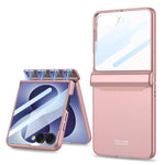 Custodia a libro magnetica GKK con pellicola HD integrata e copertura completa., For Galaxy Z Flip8 5G