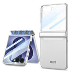 Custodia a libro magnetica GKK con pellicola HD integrata e copertura completa., For Galaxy Z Flip8 5G