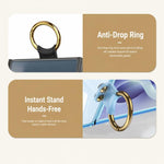 Custodia per telefono GKK con airbag e anello, For Galaxy Z Flip8 5G