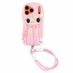 Custodia per telefono in silicone con laccetto e motivo "Wings Girl"., For iPhone 18, For iPhone 18 Pro, For iPhone 18 Pro Max, For iPhone 17 Pro Max, For iPhone 17 Pro, For iPhone 17, For iPhone 16 Pro Max, For iPhone 16 Pro