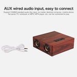 Altoparlante Bluetooth in legno Q5 con ingresso AUX e TF