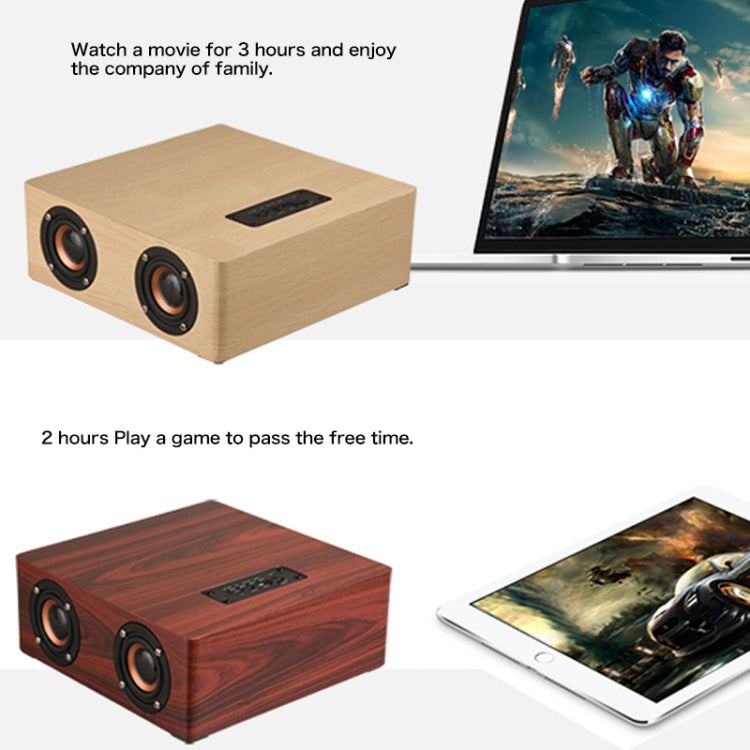 Altoparlante Bluetooth in legno Q5 con ingresso AUX e TF