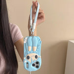 Custodia per telefono in silicone con laccetto e motivo "Wings Girl"., For iPhone 18, For iPhone 18 Pro, For iPhone 18 Pro Max, For iPhone 17 Pro Max, For iPhone 17 Pro, For iPhone 17, For iPhone 16 Pro Max, For iPhone 16 Pro