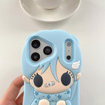 Custodia per telefono in silicone con laccetto e motivo "Wings Girl"., For iPhone 18, For iPhone 18 Pro, For iPhone 18 Pro Max, For iPhone 17 Pro Max, For iPhone 17 Pro, For iPhone 17, For iPhone 16 Pro Max, For iPhone 16 Pro