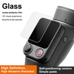 Pellicola in vetro temperato per schermo del telecomando imak, versione autoposizionante, For DJI Osmo Mobile 8P