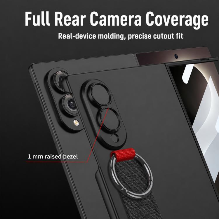 Custodia per telefono GKK con cinturino laterale ultra sottile integrato, penna non inclusa., For Galaxy Z Fold8 5G, For Galaxy Z Fold8 Ultra 5G