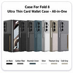 Custodia per telefono GKK con scomparti per carte ultrasottili integrati., For Galaxy Z Fold8 Ultra 5G
