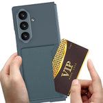 Custodia per telefono GKK con scomparti per carte ultrasottili integrati., For Galaxy Z Fold8 Ultra 5G