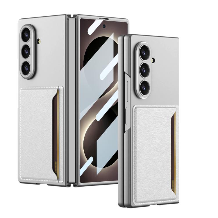 Custodia per telefono GKK con scomparti per carte ultrasottili integrati., For Galaxy Z Fold8 Ultra 5G
