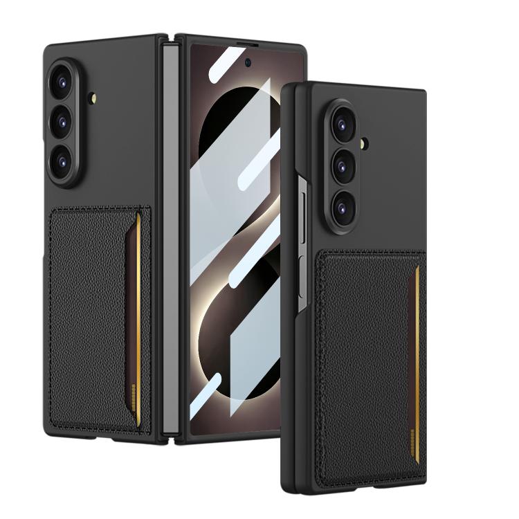 Custodia per telefono GKK con scomparti per carte ultrasottili integrati., For Galaxy Z Fold8 Ultra 5G