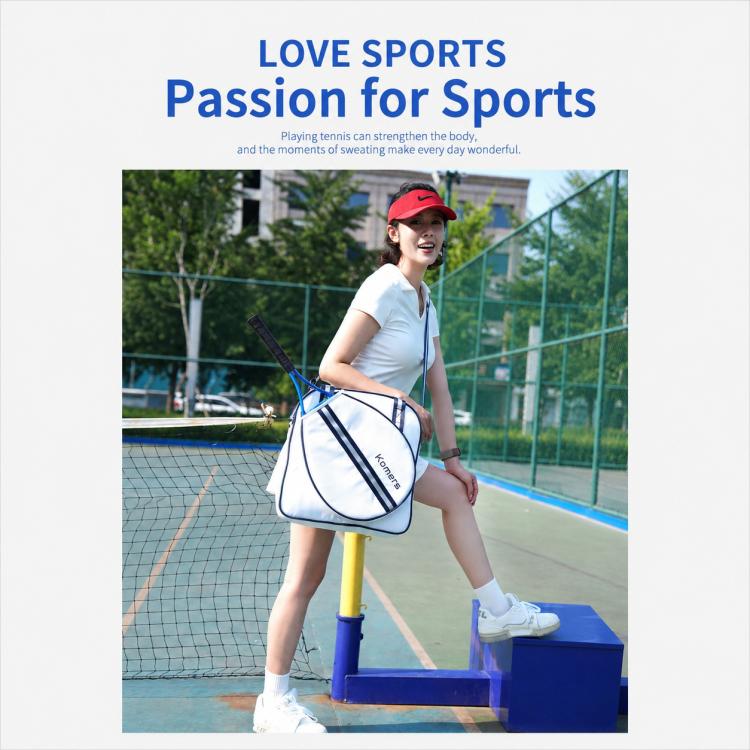 Borsa sportiva da tennis Komers Professional ad alta capacità e resistente all'acqua, K372