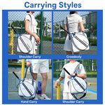 Borsa sportiva da tennis Komers Professional ad alta capacità e resistente all'acqua, K372
