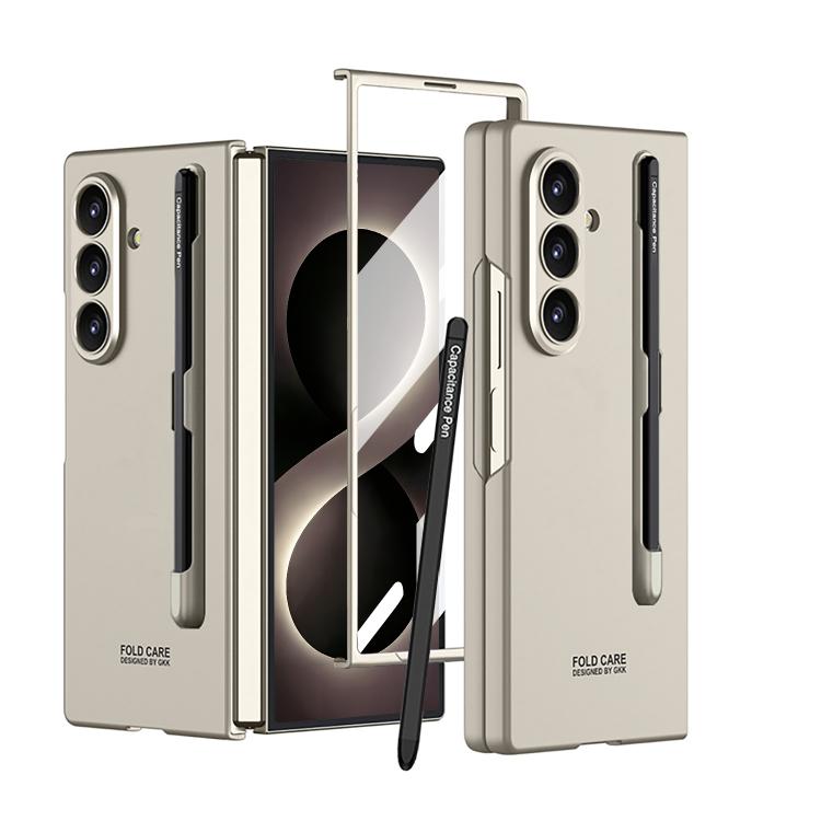 Custodia a libro GKK ultra sottile integrata con copertura completa e penna, For Galaxy Z Fold8 Ultra 5G