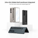 Custodia a libro GKK ultra sottile integrata con copertura completa e penna, For Galaxy Z Fold8 Ultra 5G
