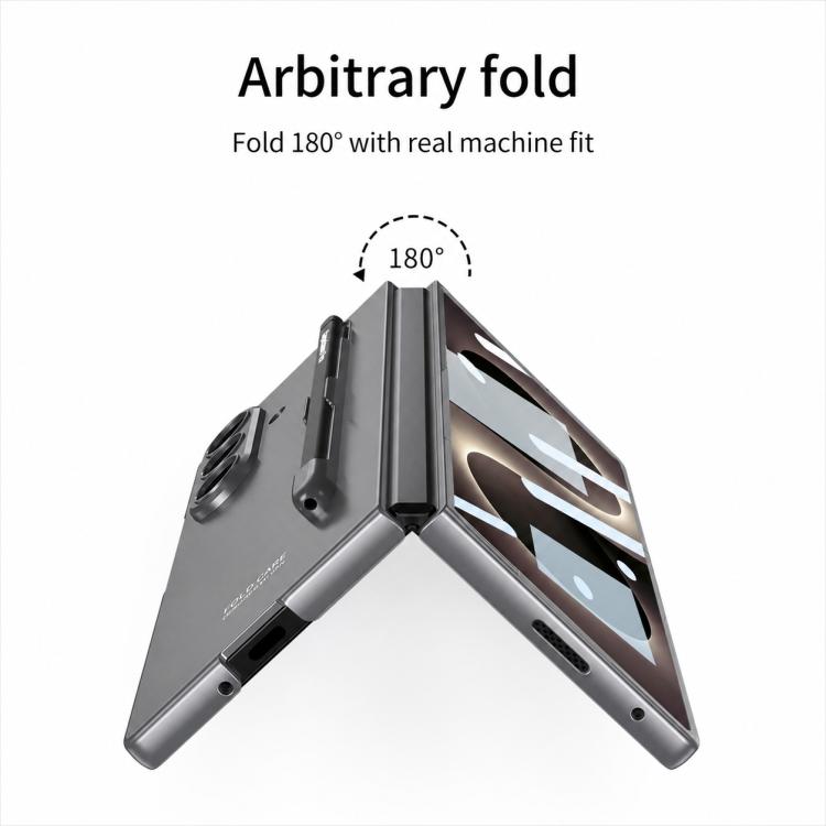Custodia a libro GKK ultra sottile integrata con copertura completa e penna, For Galaxy Z Fold8 Ultra 5G