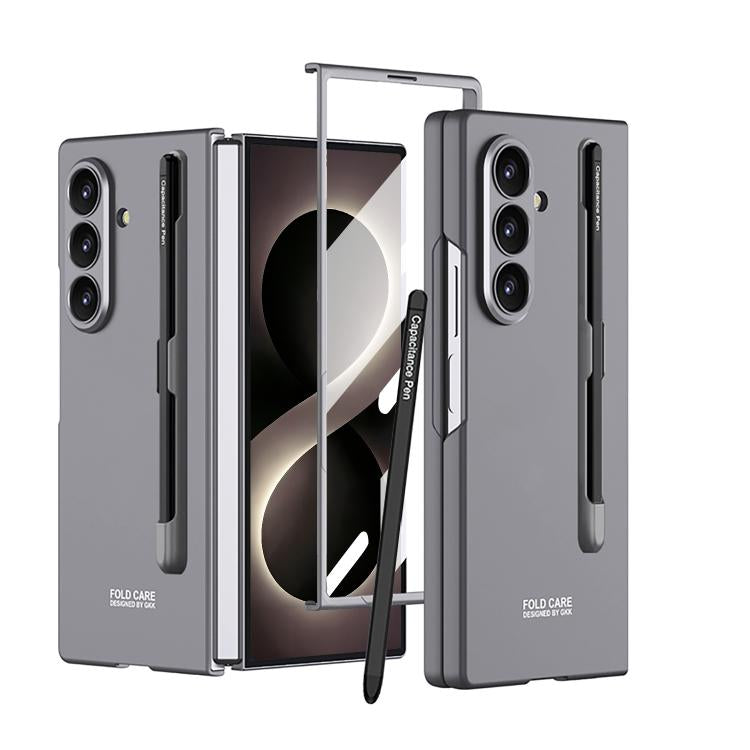 Custodia a libro GKK ultra sottile integrata con copertura completa e penna, For Galaxy Z Fold8 Ultra 5G