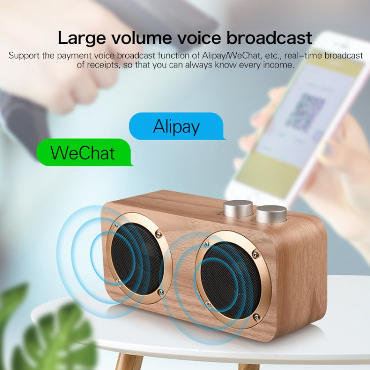 Subwoofer Bluetooth Q7 in Legno con Slot TF e AUX 3.5 mm