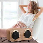 Subwoofer Bluetooth Q7 in Legno con Slot TF e AUX 3.5 mm