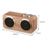 Subwoofer Bluetooth Q7 in Legno con Slot TF e AUX 3.5 mm