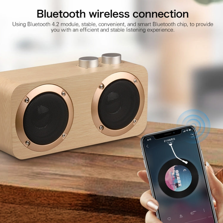 Subwoofer Bluetooth Q7 in Legno con Slot TF e AUX 3.5 mm