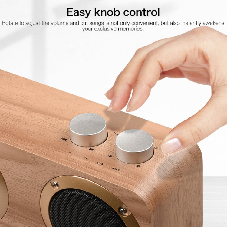 Subwoofer Bluetooth Q7 in Legno con Slot TF e AUX 3.5 mm