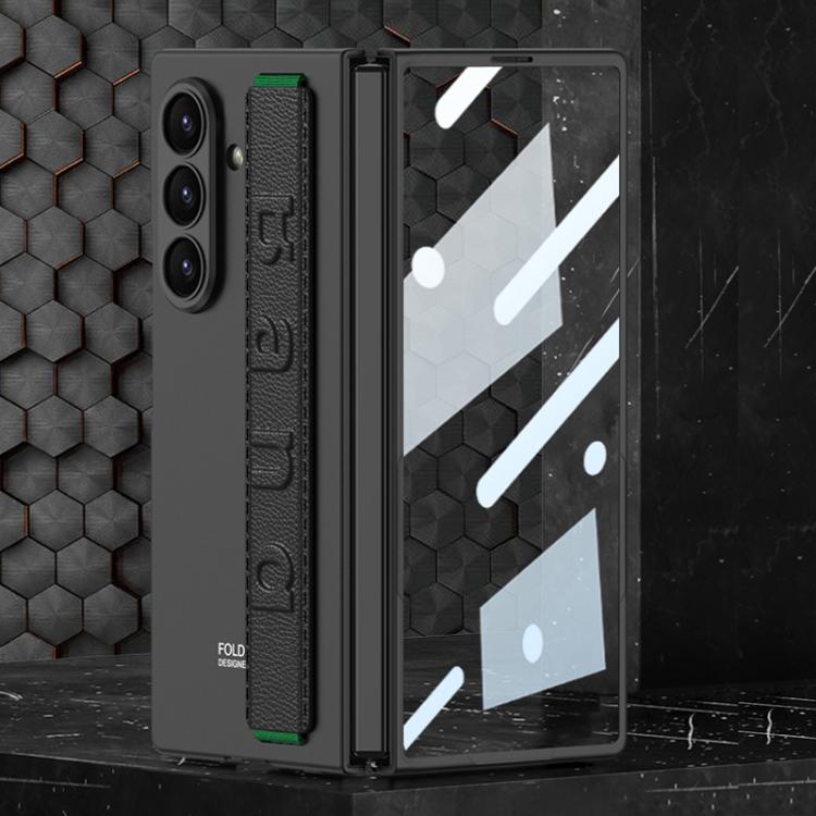 Custodia per telefono antiurto con cinturino da polso ultrasottile integrato GKK, For Galaxy Z Fold8 Ultra 5G