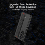 Custodia per telefono antiurto con cinturino da polso ultrasottile integrato GKK, For Galaxy Z Fold8 Ultra 5G
